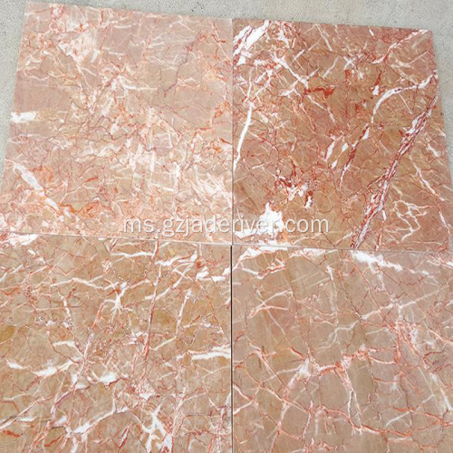 Batu Marmer Onyx Merah dan Putih Asli